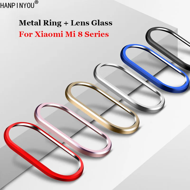 Для Xiaomi Redmi Note 8 Pro Mi Mi8 SE защита для камеры круглая металлическая пленка объектива