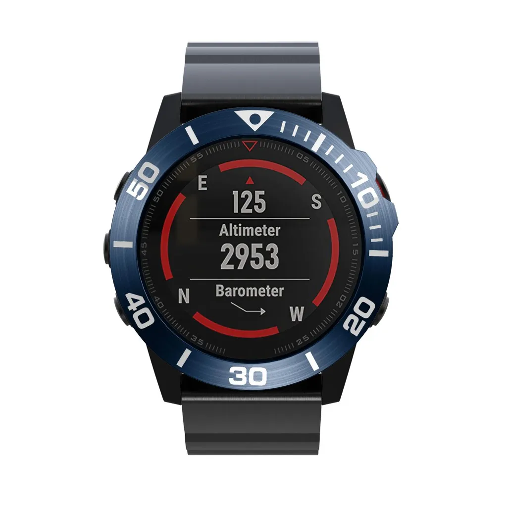 Для Garmin Fenix 5X/Fenix5X Plus Часы Ободок кольцо клейкая крышка нержавеющая сталь умные часы аксессуары защитный чехол#1205