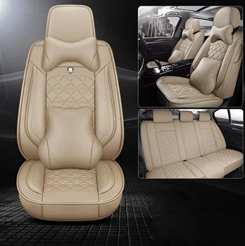 

Top brand Fully enclosed leather four season universal seat spray gun cover mat perfectly matches model car inter accessories