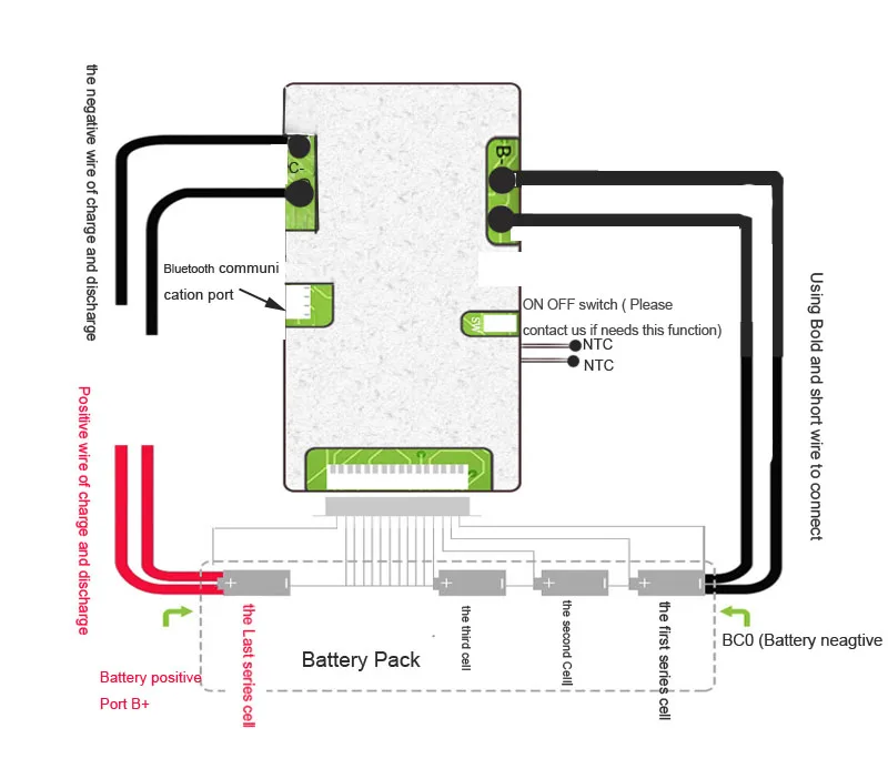 14s Smart BMS connection diagram