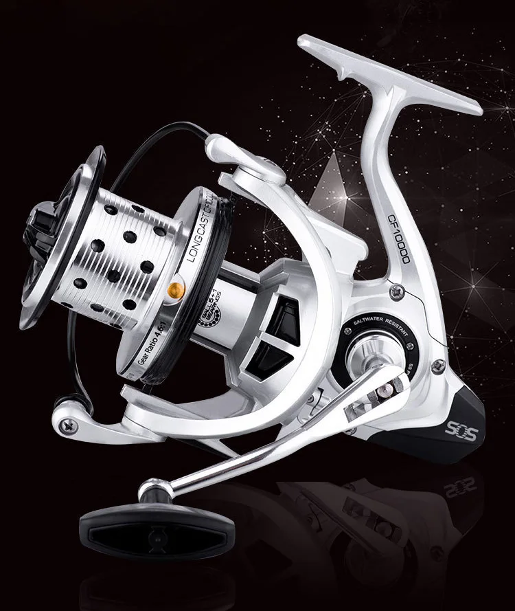 YUYU Sea Fishing Reel Spinning carp fishing Metal Spool 6+1BB reel Catfish fish spinning reel Surfcasting reel Fishing Reel