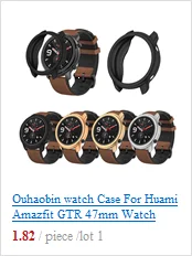 Ouhaobin защитный чехол для Xiaomi Huami Amazfit GTS Watch Мягкая силиконовая оболочка для Amazfit GTS крышка браслет аксессуары