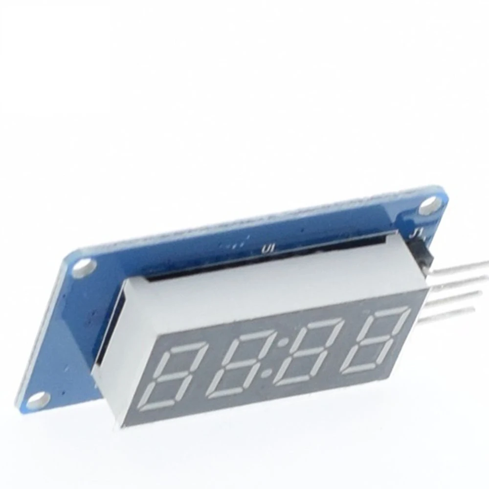 Модуль светодиодного дисплея TM1637 для Arduino 7 сегментов 4 бита 1 5 дюймовые часы