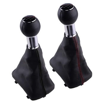 

6 Speed Gear Shift Knob Gaiter Boot Car 8L0863278BJ Fit For Audi A3 S3 2004 2005 2006 2007 2008