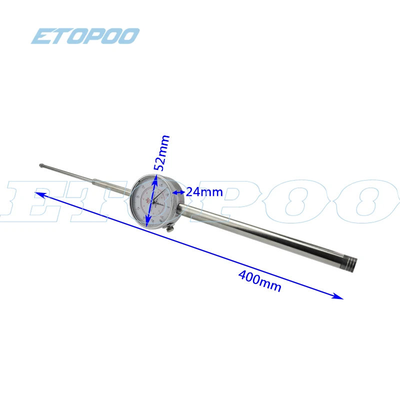 0-100 мм Диапазон 0,01 мм градусный циферблат индикатор белый циферблат 0-100 считывающий большой индикатор