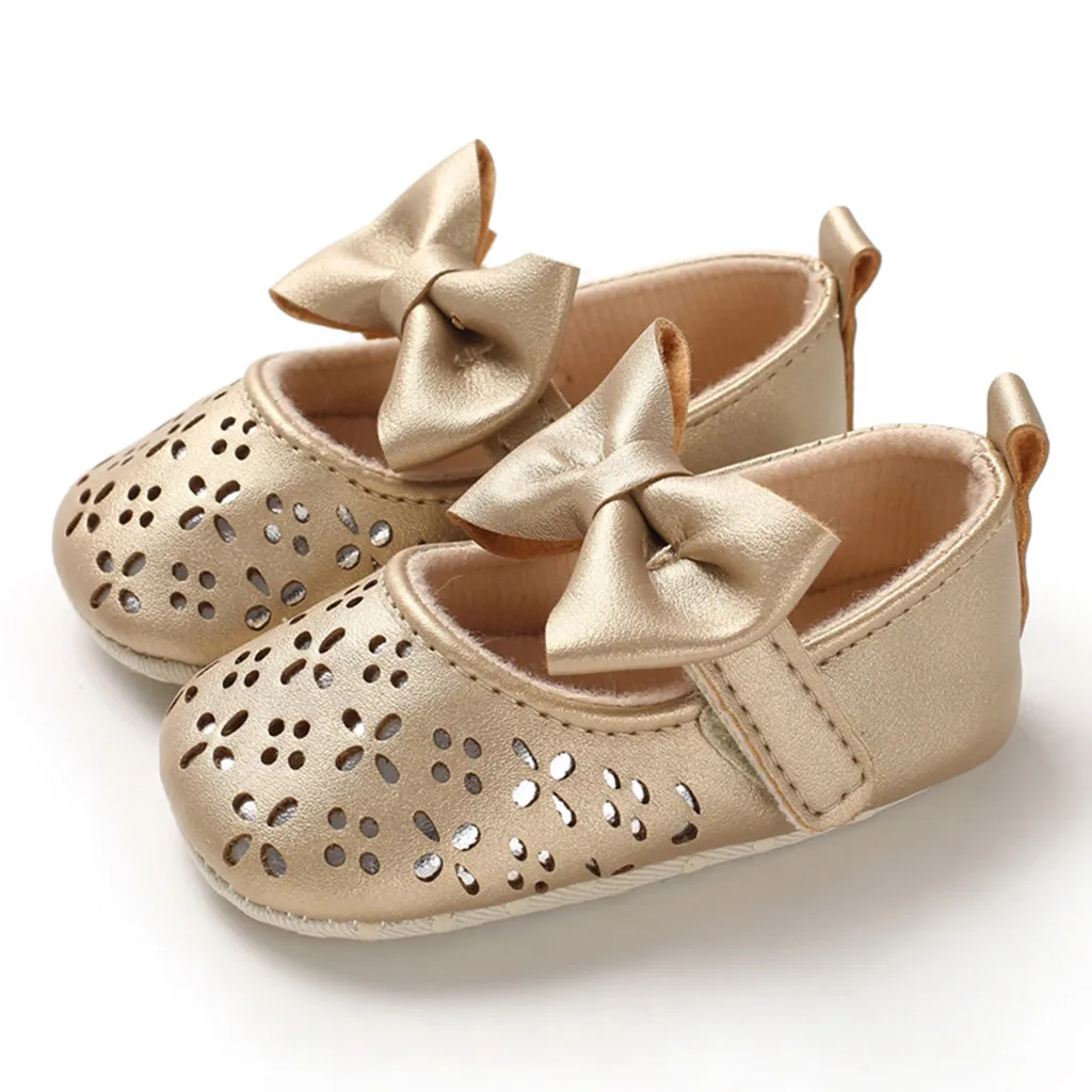 Обувь для малышей; обувь для девочек 1 год; милые модные детские ботиночки принцессы с бантом для новорожденных девочек; коллекция года; обувь для первых шагов