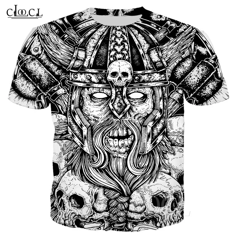 

Casual Vintage T Shirt Viking Tattoo Man Women Hoodies Sweatshirts Couple Harajuku Streetwear T-shirt Movie Viking 3D Print Coat