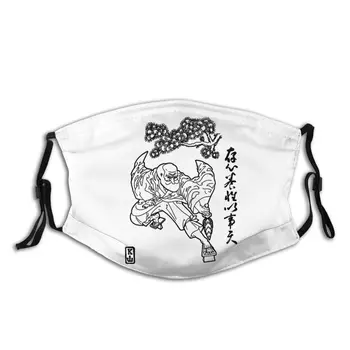 

Japanese Tengu Mouth Face Mask Tengu Polish Your Heart Facial Mask Polyester Adult with 2 Filters Mask