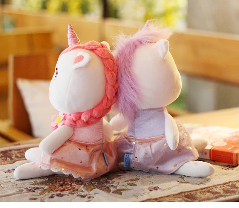 Soft Unicorn Plush Toys Lovely Kawaii Stuffed Animal Unicorn Doll Pillow Toys For Children Creative Birthday Gift for Girls (8)