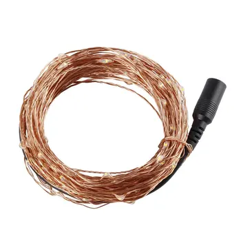 

LED String night Lights Outdoor Copper 120 Led 12M Dc Plug Application Christmas Garden Party Crafts Gifts Garden Decoration