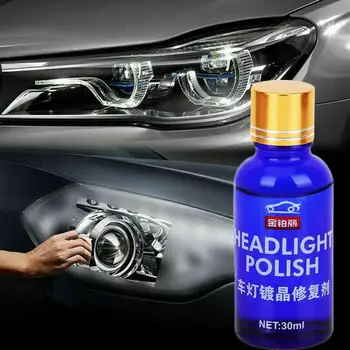 

30ML Car Headlight Repair Coating Solution Repair Kit Oxidation Rearview Coating Headlight Polishing Anti-scratch Liquid