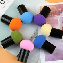 1 шт., ручная косметическая губка с милой грибовидной головкой, сухая и влажная, двойного назначения, растущий тональный крем, консилер в штучной упаковке, косметические инструменты для макияжа