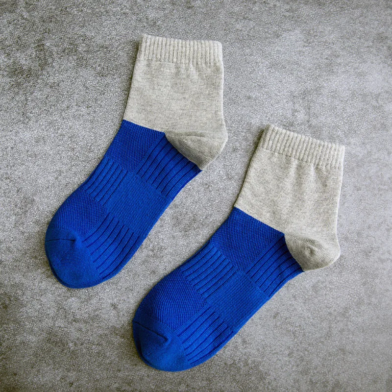 1 пара, однотонные мужские носки, невидимые носки по щиколотку, мужские летние дышащие тонкие мужские носки-башмачки, походные носки, баскетбольные Носки - Цвет: Gray
