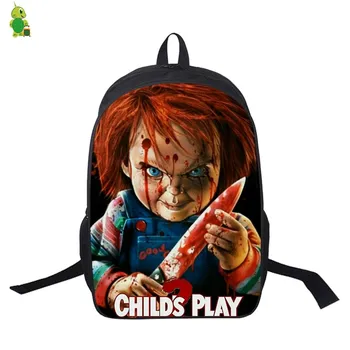 

Horrible Chucky Killers Jason Backpack School Bags for Teenage Girls Boys Laptop Backpack Women Men Casual Rucksack Travel Bag