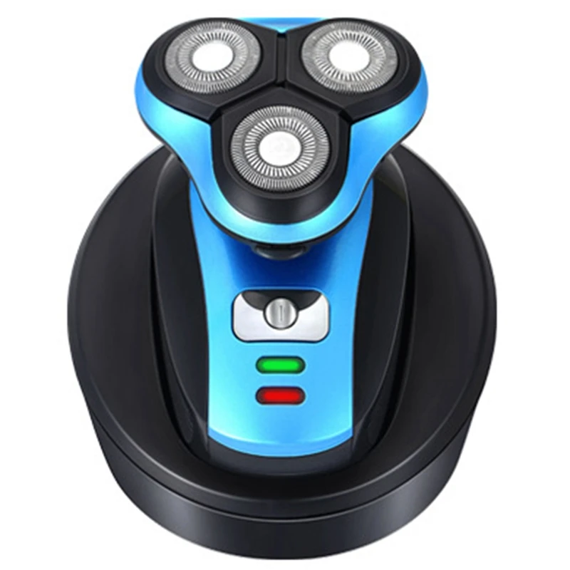 

New USB Car Wireless Sensor Razor Set of 4 Men Electric Shaver Multifunction 3 Blades Charging Shaving Razors Both Wet and Dry