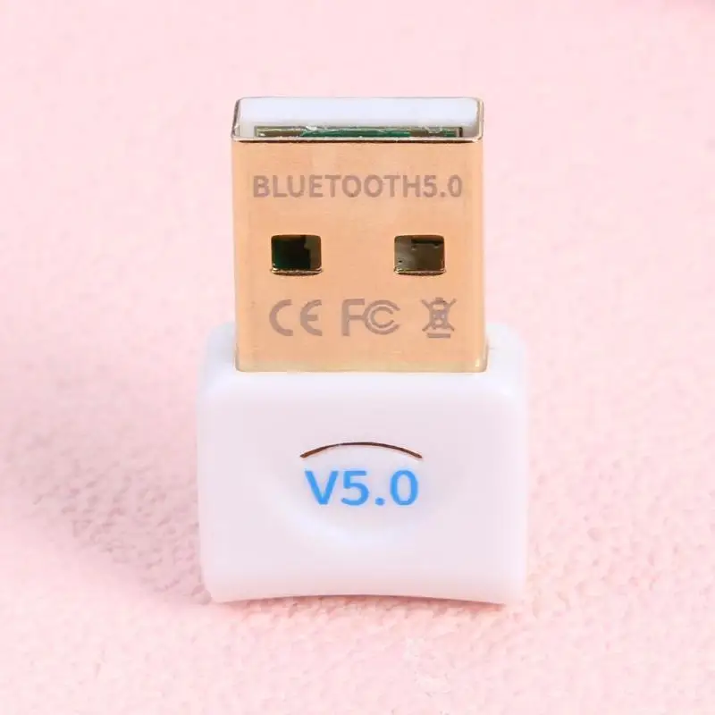 USB Bluetooth 5,0 адаптер ключа с CD встроенным драйвером для bluetooth-устройств, применимых к Windows 7/8/10/Vista/XP MAC OS X