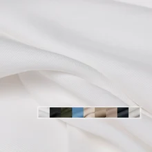 Перламутровый шелк 375 г/м вес мягкий саржевый Тенсел хлопчатобумажная ткань материалы Осенняя Женская ветровка брюки швейная ткань