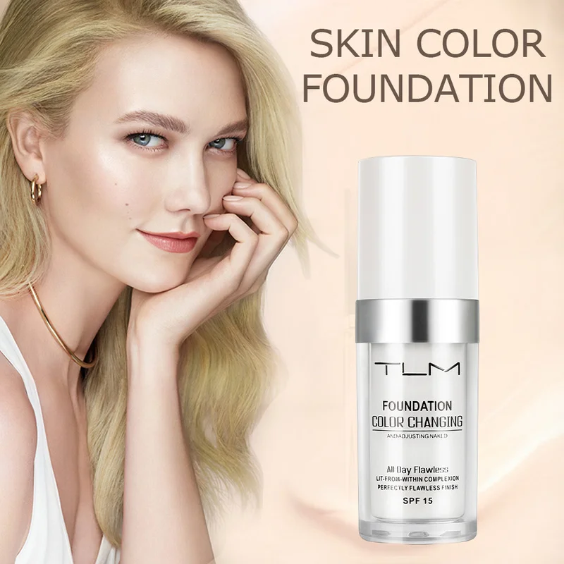 

New 30ml Makeup Liquid Foundation Soft Matte Long Wear Oil Control Concealer Liquid Foundation Cream Fashion Women Makeup TSLM1