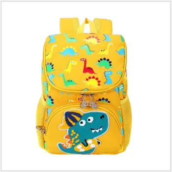 

Cartoon Kindergarten Backpack Dinosaur children school bag Boys Girls Fashion Cute Cartoon 3D Dinosaur Shoulder Backpack Bags