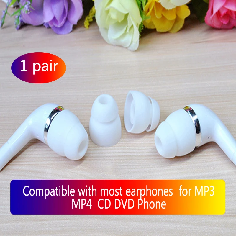 

1 пара, прозрачные силиконовые сменные амбушюры для MP3 MP4 DVD телефонов