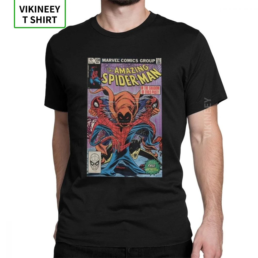 

Spiderman T-Shirts for Men Green Goblins Last Stand Spider Man Short Sleeve Humor Tees Crew Neck 100% Cotton Tops 3XL T Shirts
