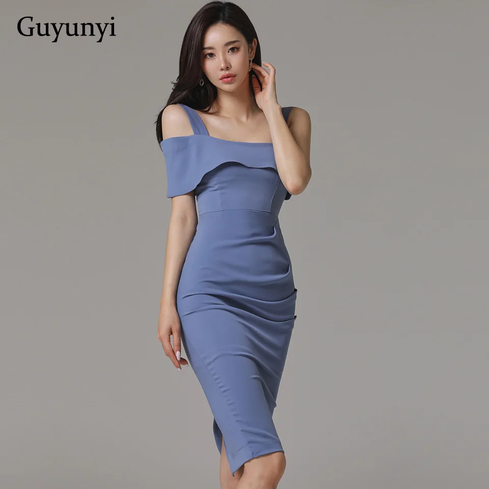 Elegant Office Lady Dress 2022 Summer High Waist Tight Sleeveless Sexy ...