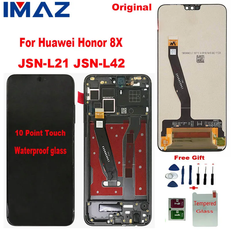 IMAZ Original LCD For Huawei Honor 8X JSN-L21 JSN-L42 Lcd With Frame Display Screen | Мобильные телефоны и аксессуары