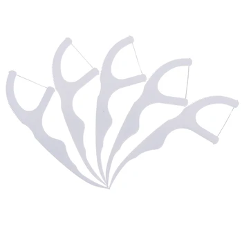 

30Pcs/Pack Disposable Dental Flosser Interdental Brush Teeth Stick Toothpicks Floss Pick Oral Hygiene Teeth Cleaning Care