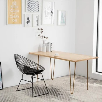 

Nordic Simple Coffee Shop Simple Solid Wood Dining Table tea shop Simple Rectangular Table Dormitory Leisure Desk
