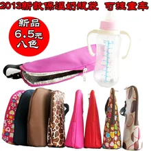 Детские многоцветные тепловые грелки для бутылочек для кормления, сумка-тоут для мам, тканевая сумка для коляски, изоляционная сумка из алюминиевой пленки