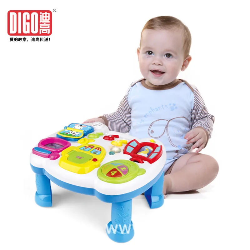 

DIGO Wisdom Infant Child ENLIGHTEN Music Study Table Multi-functional Early Education Game Table Educational Toy Taiwan 2-4 Year