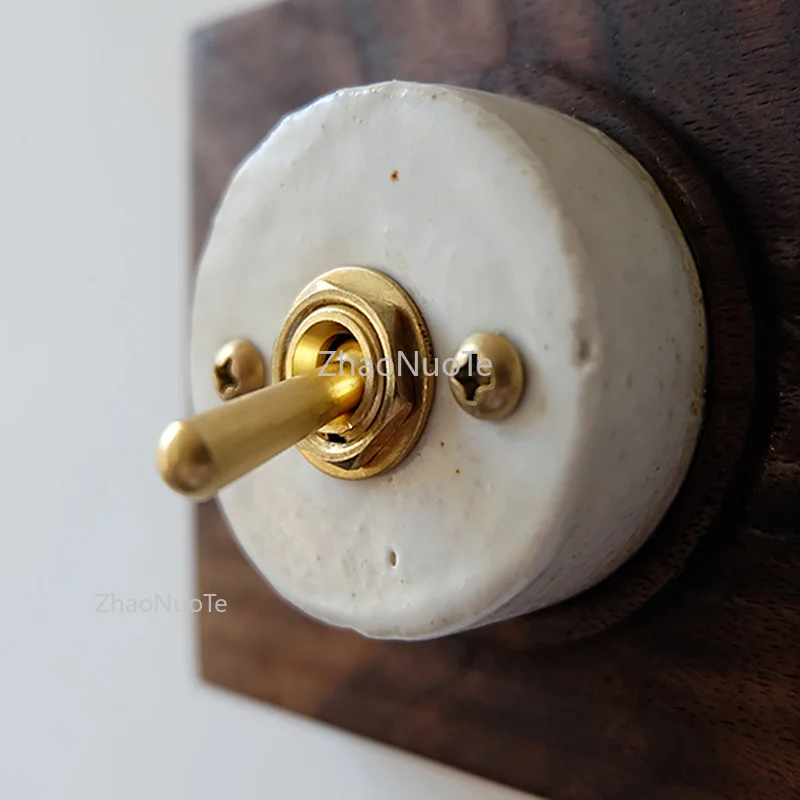 2 шт. высококачественный керамический переключатель Скрытое крепление