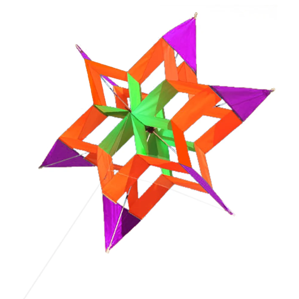 

39.4 x 15.0 Inch Colorful Single Line Lotus Kite for Kids and Adults Outdoor Beach Flying Kite with 30m String and Handle