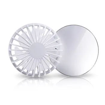 

Portable USB Adult Outdoor Travel Handheld Electric Fan Air Conditioner Cooler Cooling Fan for Summer with Mirror Mini AC CE 3W