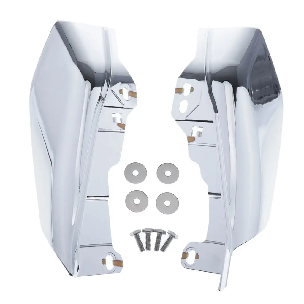 Chrome Mid Frame Air Deflector for Harley Touring Street Electra Glide