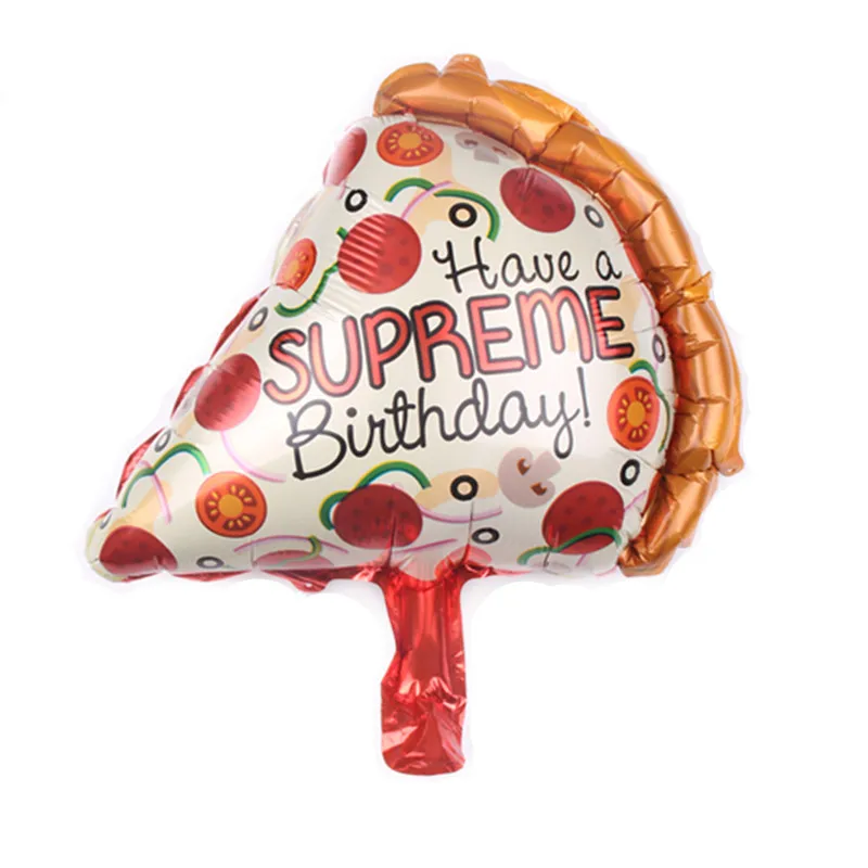 6 шт. мини мороженое гамбургер пицца пончик фольги шары кате надувной шар игрушка Globos вечерние украшения для детей на день рождения
