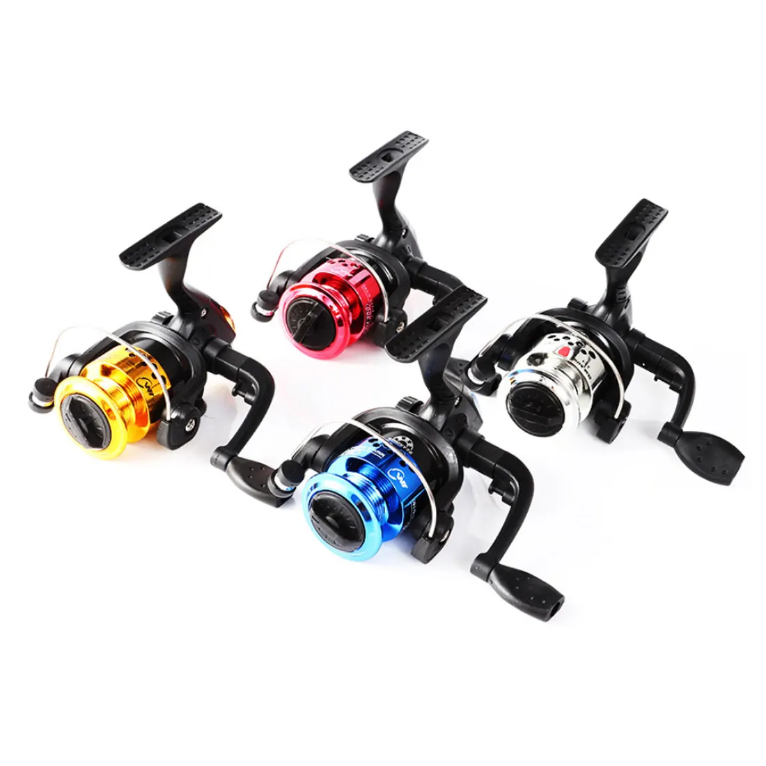 

Hot 4 Colors Aluminum Alloy 5.1:1 200 Spinning Reel High Speed Gear Ratio Fishing Reels Metal Spool Spinning Reel Line fishing