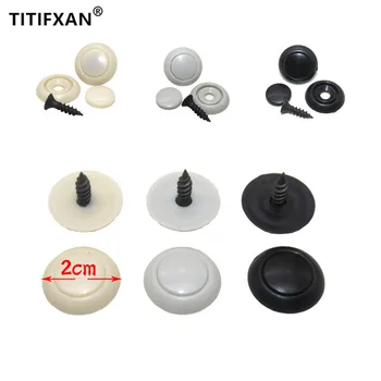 

9PCS Car plastic fasteners clip for auto trunk roof cloth cover screws repair interior decoration ugly anti-dirty cap rivet