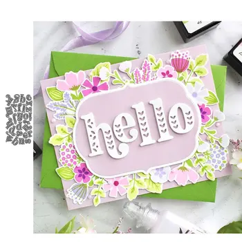 

JC Metal Cutting Dies Scrapbook English Latter Frame Stencil Craft Paper Knife Mould Blade Punch Card Make Die Cut 2020 New Dies