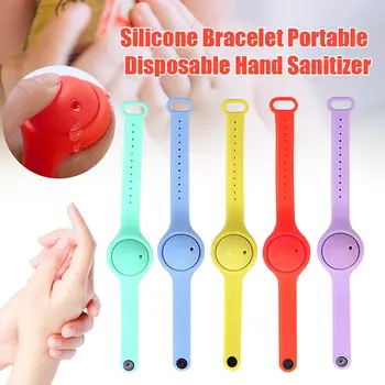 

Silicone Bracelet Portable Disposable Hand Sanitizer Alcohol Sterilization Convenient Bracelet Wristband