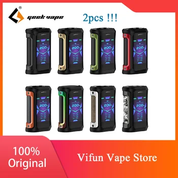 

2PCS Geekvape Aegis X 200W TC Mod 2.0 AS Chipset Waterproof Electronic Cigarette Vape Vaporizer Fit Cerberus Tank VS Ageis Solo