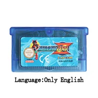MegaMan Zero EU 32 бит видеоигры картридж Консоли Карты Мега человек серии США/ЕС Версия для nintendo GBA - Цвет: MegaMan Zero EU
