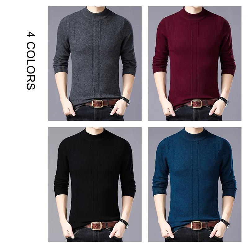 COODRONY Brand Pure Merino Wool Turtleneck Sweater Men Autumn Winter Thick Warm Cashmere Pullover Men Sweaters Pull Homme 93025 COODRONY Brand Pure Merino Wool Turtleneck Sweater Men Autumn Winter Thick Warm Cashmere Pullover Men Sweaters Pull Homme 93025