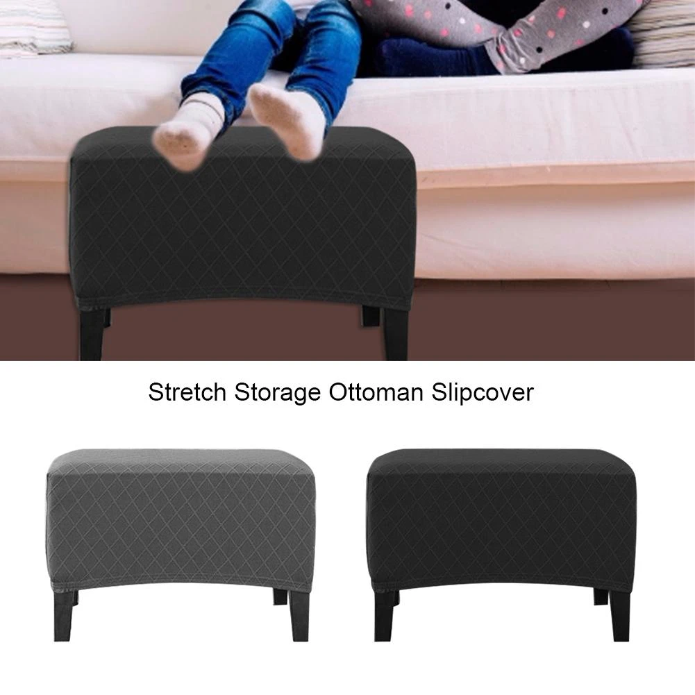 Stretch Sofa Cover Chair Footstool Foot Rest Stool Bench Cushion Stretch Sofa Cover Chair Footstool Foot Rest Stool Bench Cushion