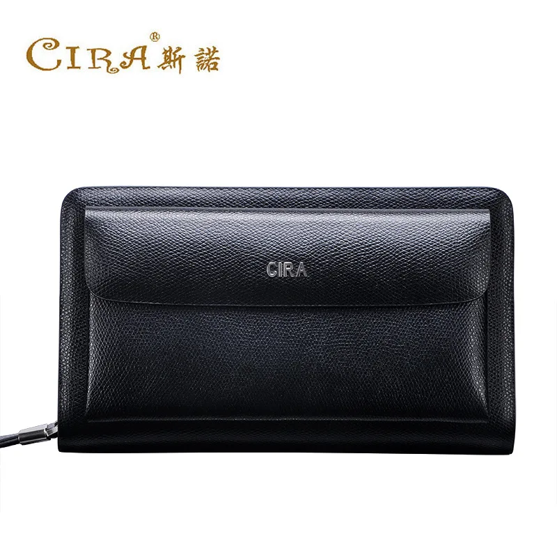 

MEN'S Wallet Men's Long Business Carrying Fashion Cross Cowhide Versatile Large-Volume Guangzhou