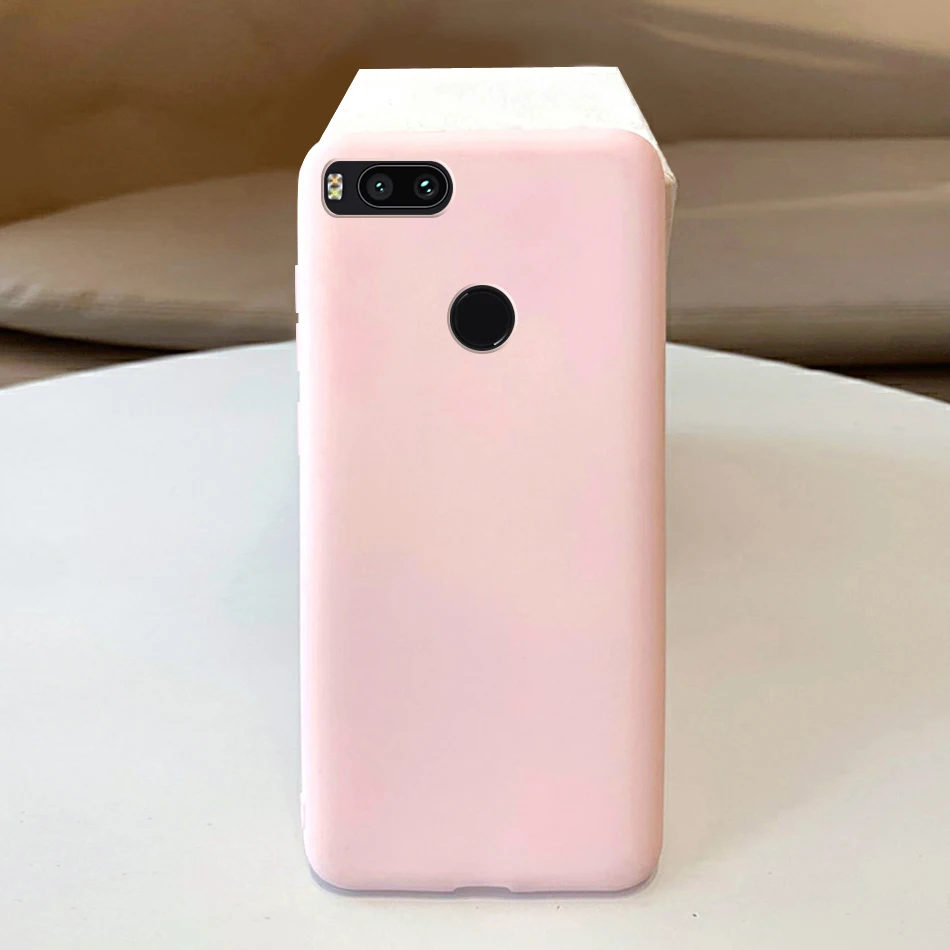 Sleek Matte Black Soft TPU Phone Case