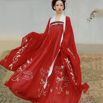 

Women Chinese Hanfu Ancient Fairy Princess Costume Traditional Dynasty Elegant Dance Tang Suit Stage Performance Costume DL5327