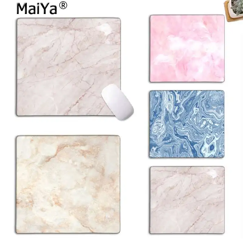 

MaiYa Cool Fashion Light Pink Marble DIY Design Pattern Game mousepad Smooth Writing Pad Desktops Mate gaming mouse pad