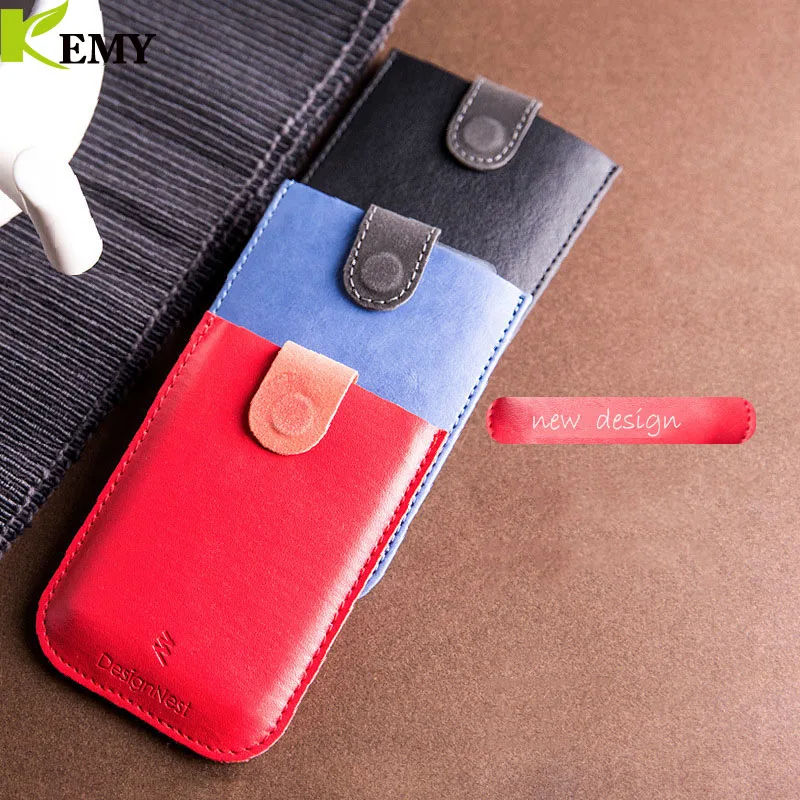 

DAX V4 Leather Card Holders Mini Slim Portable Pulled Design Men Card Wallet Gradient Color 5 Cards Money Short Women Purse New
