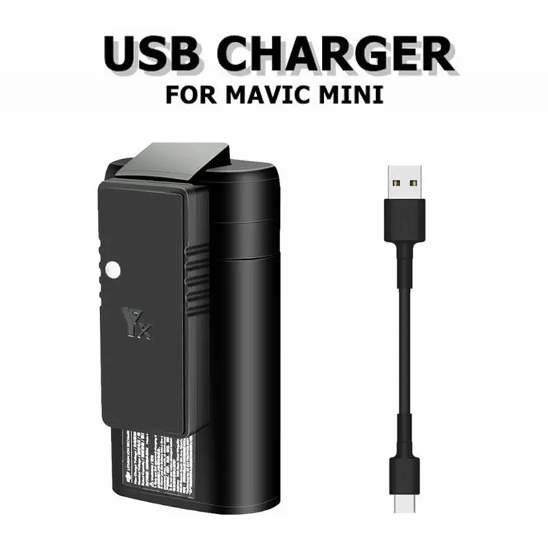 New USB Charger For DJI Mavic Mini One Battery Charging Hub With Type-C Cable Drone Flight Accessories | Электроника